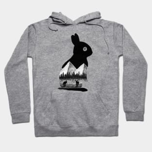 Bunny Rabbit Stippling Hoodie